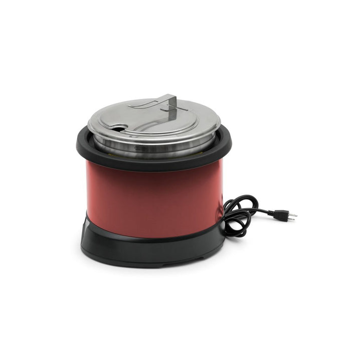 Vollrath 74110140 11 Qt. Red Mirage Countertop Induction Rethermalizer - 120V/800W