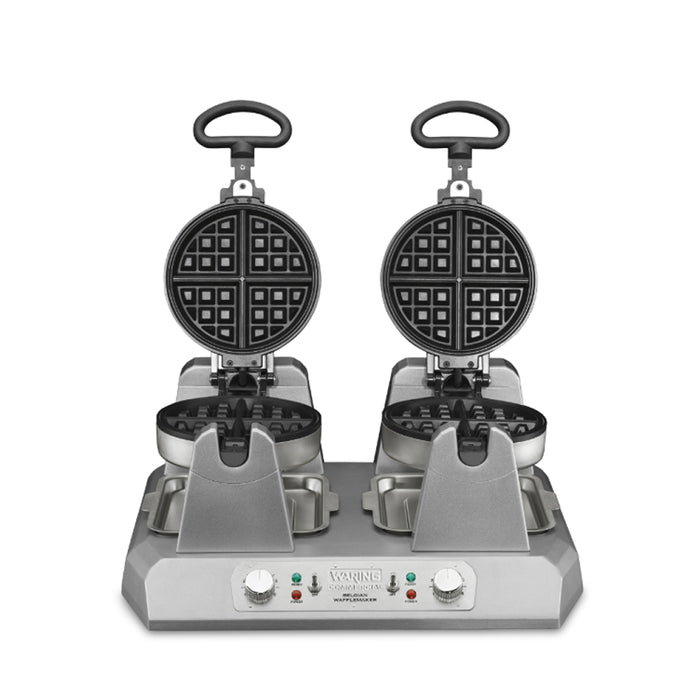 Waring WW250X2 Side-by-Side Single Belgian Waffle Maker -120V