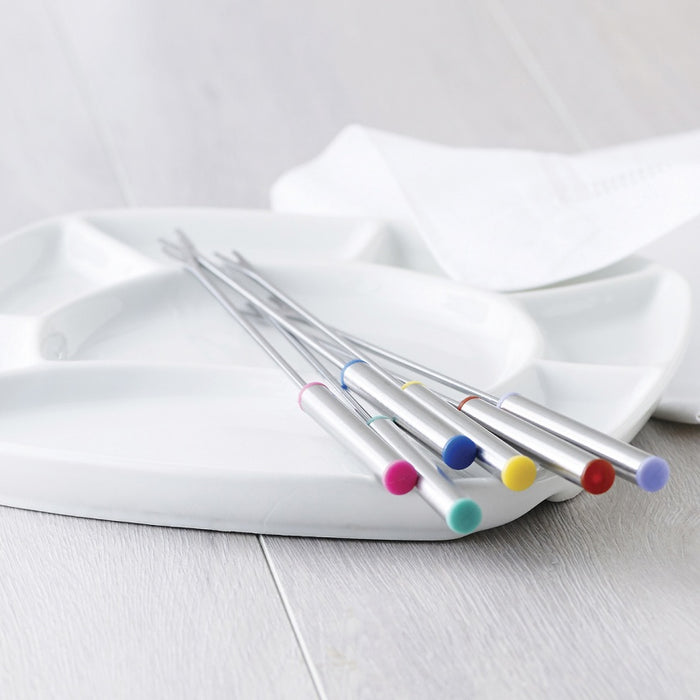 Trudeau 053230 6 Stainless Steel Fondue Fork Set