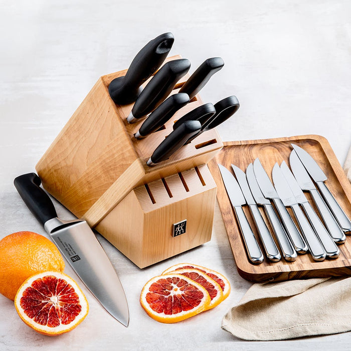 Zwilling 8-Piece Four Star Block Combo with Bonus Steak Knives - 38663-005