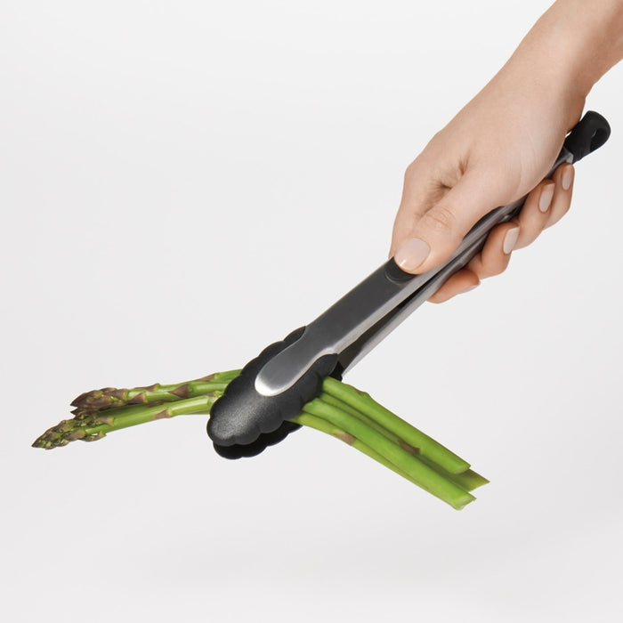 OXO Good Grips 1054627BK 9" High Heat Nylon Tip Tongs