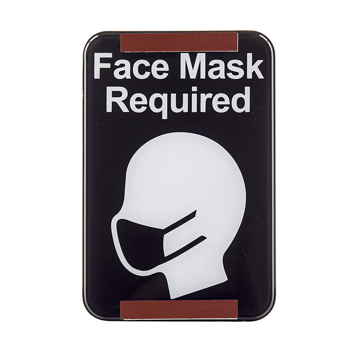 TableCraft 10706 6" x 9" "Face Mask Required" Sign