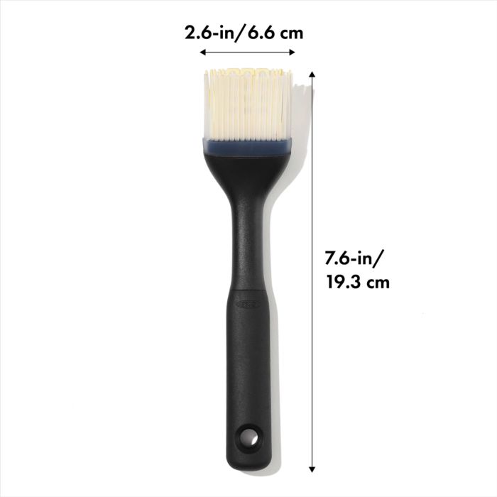 OXO Good Grips 1071062 7.6" Black Silicone Pastry Brush