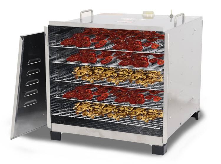 Nella Stainless Steel Food Dehydrator With 5-Racks - 10924