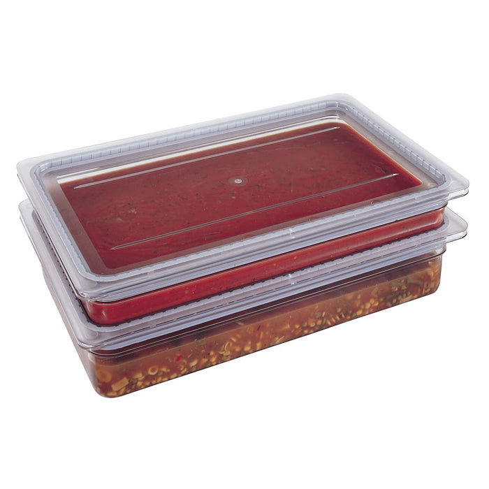 Cambro 10CWGL135 Camwear Full Size Clear Polycarbonate GripLid For 20 x 12 Food Storage Boxes