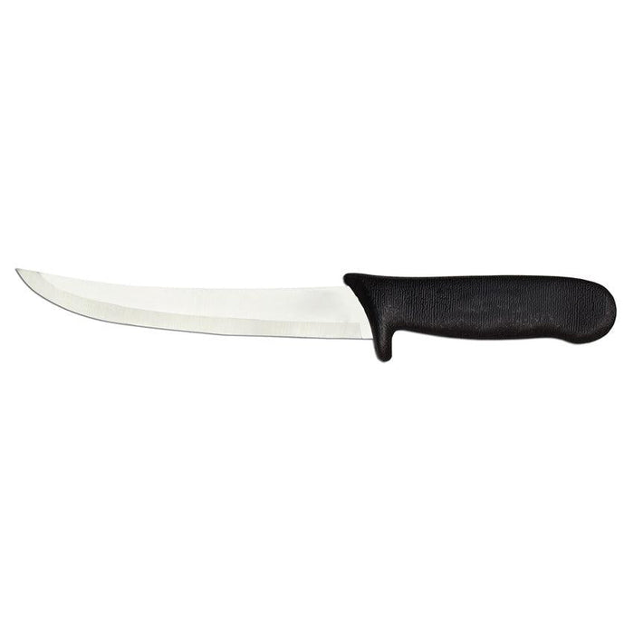 Nella 6" Boning Curved Blade Knife With Black DR Handle - 11564