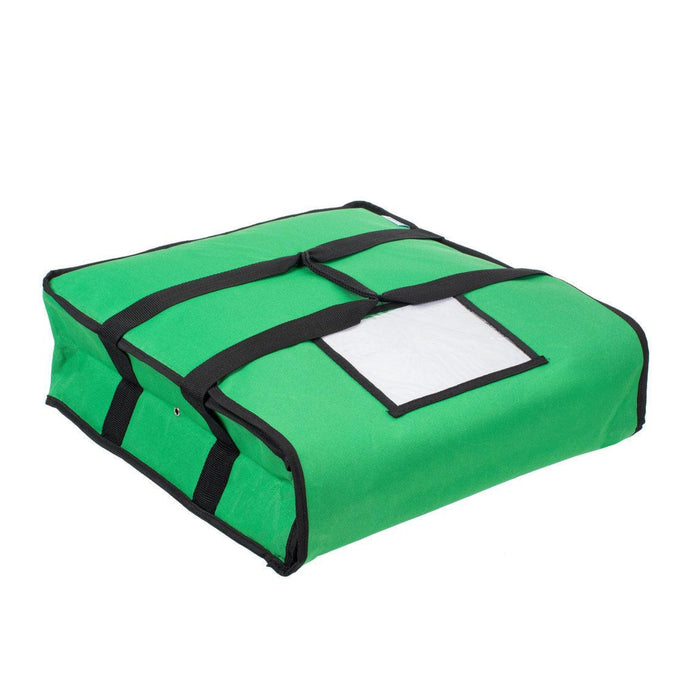 Choice 124PIBAG2NYBGN 18" x 18" x 5" Nylon Insulated Pizza Delivery Bag - Green