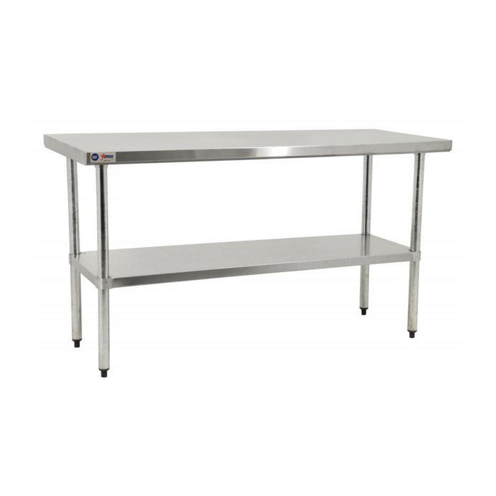 Nella 24" x 36" Elite Series Heavy Duty Stainless Steel Worktable - 17579