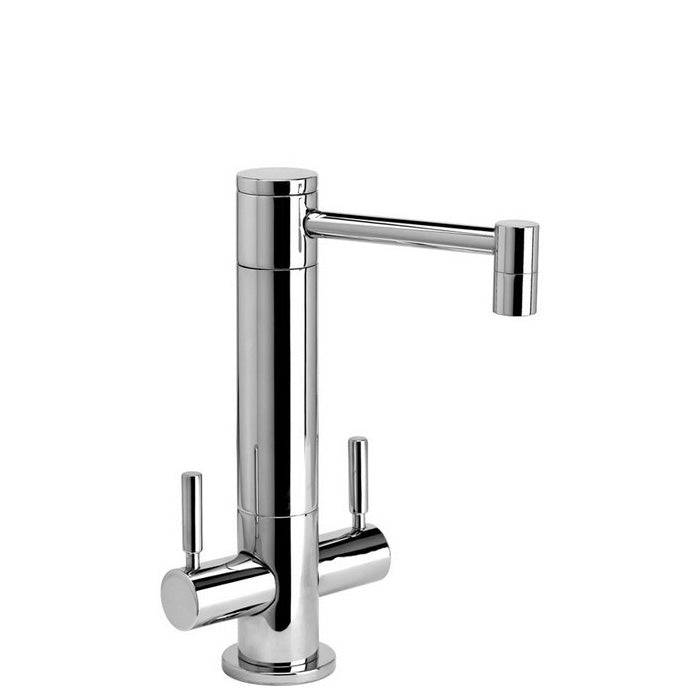 Waterstone 1900HC-CH Chrome 9” Hunley Hot and Cold Filtration Faucet With Lever Handles 5.75” Spout Reach