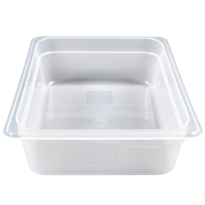 Cambro 24PP190 1/2 Size Translucent Polypropylene Food Pan -  4" Deep