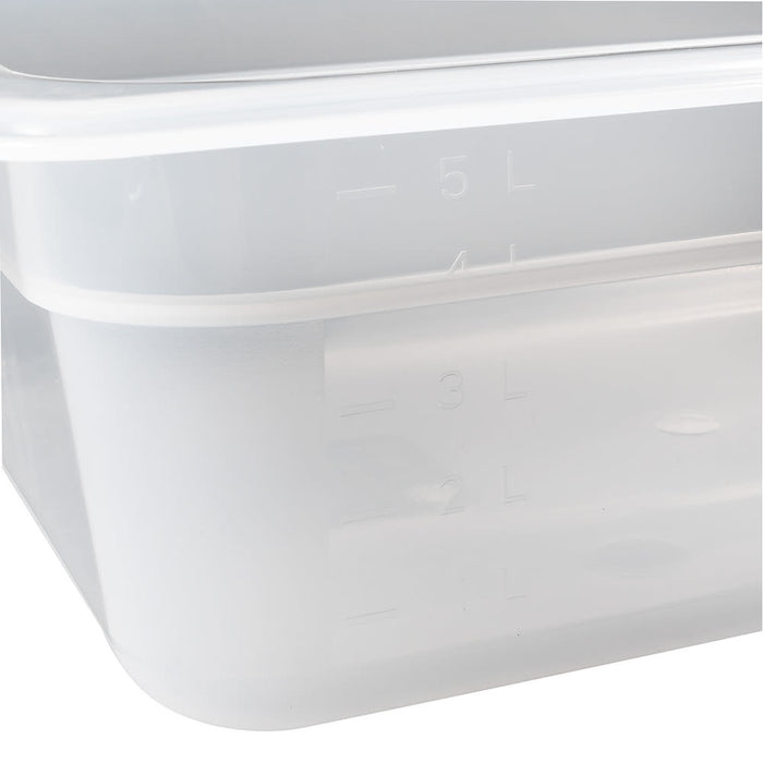 Cambro 24PP190 1/2 Size Translucent Polypropylene Food Pan -  4" Deep