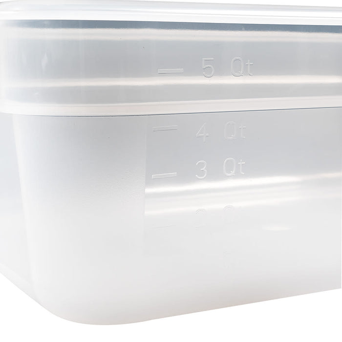 Cambro 24PP190 1/2 Size Translucent Polypropylene Food Pan -  4" Deep