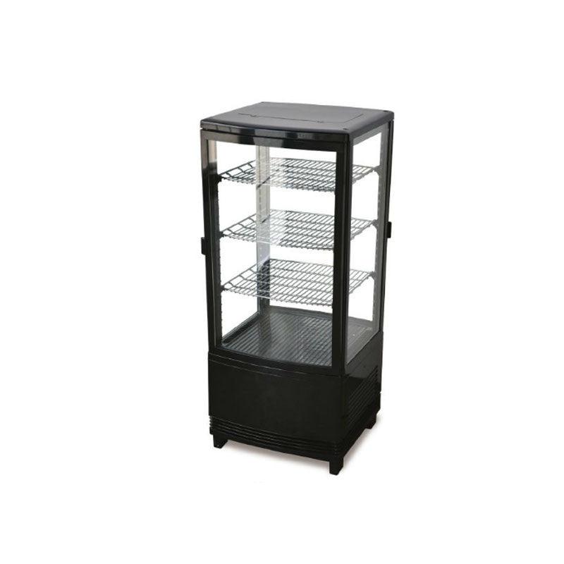 NELLA 17-INCH COUNTERTOP FOUR SIDED GLASS REFRIGERATED SHOWCASE - 25827 - Nella Cutlery Toronto