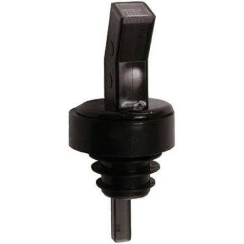 Spill Stop 313-02 Black Ban-M Pourer - 12/Pack