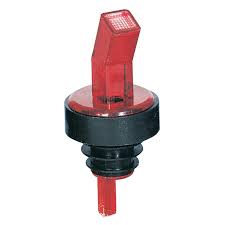 Spill Stop 313-03 Red Ban-M Pourer - 12/Pack
