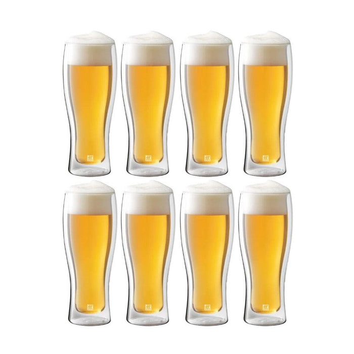 Zwilling Sorrento 8-Piece Double-Wall Beer Glass Set - 39500-318