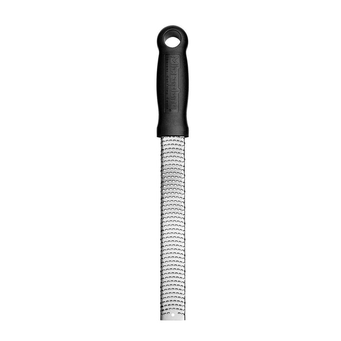 Microplane 40020 8" Heavy-Duty Classic Stainless Steel Zester/Grater - Black
