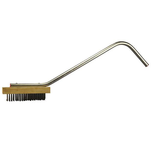Nella 28" Long-Handled Curved Grill Cleaning Brush - CHEF402