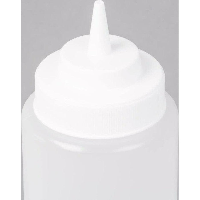 Nella 32 Oz. Clear Plastic Squeeze Bottle - 6/Pack