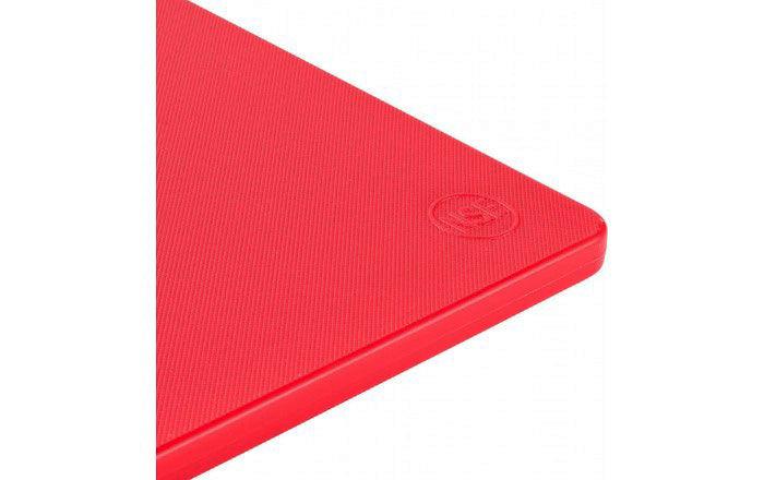 Nella 15" x 20" x 0.5" Polyethylene Rigid Cutting Board - Red - 41206
