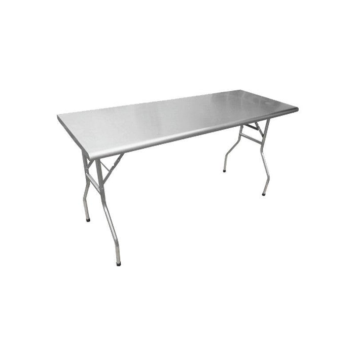 NELLA STAINLESS STEEL FOLDING TABLE - 24" x 72" - 41231