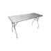 NELLA STAINLESS STEEL FOLDING TABLE - 30" x 60" - 41232