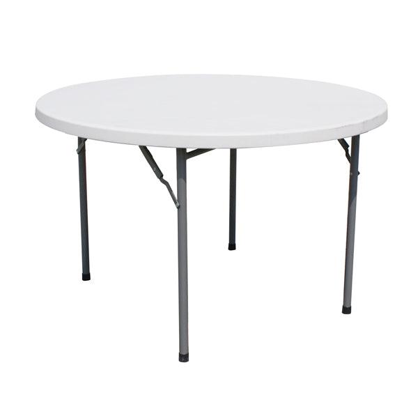 Nella Plastic Solid Round Folding Table 59" - 41598