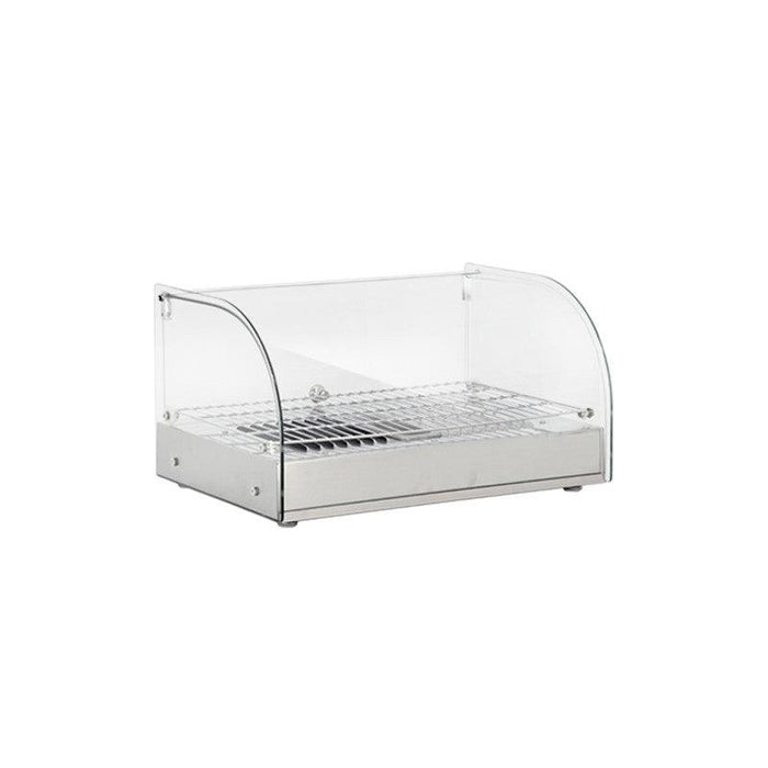 NELLA 15" COUNTERTOP DISPLAY WARMER WITH FRONT CURVED GLASS - 41868 - Nella Cutlery Toronto