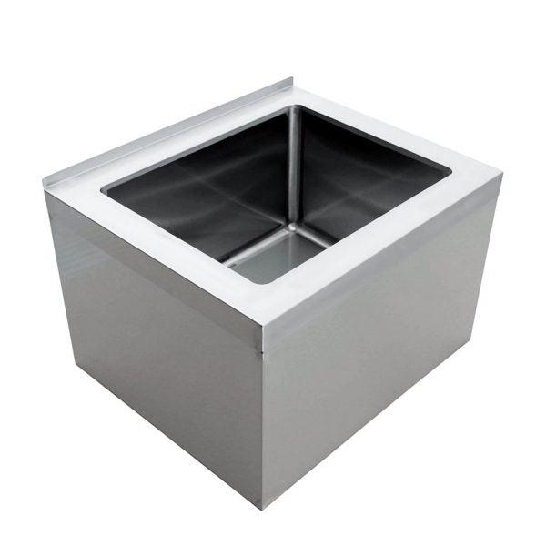 Nella 28" x 20" x 12" Stainless Steel Mop Sink With Drain Basket - 44607