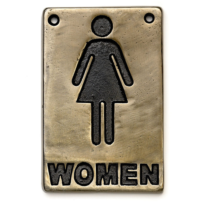 Table Craft 465634 4" x 6" Information Sign - "Women"