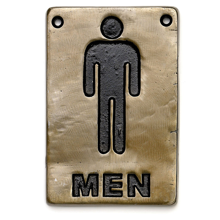 Table Craft 465635 4" x 6" Information Sign - "Men"