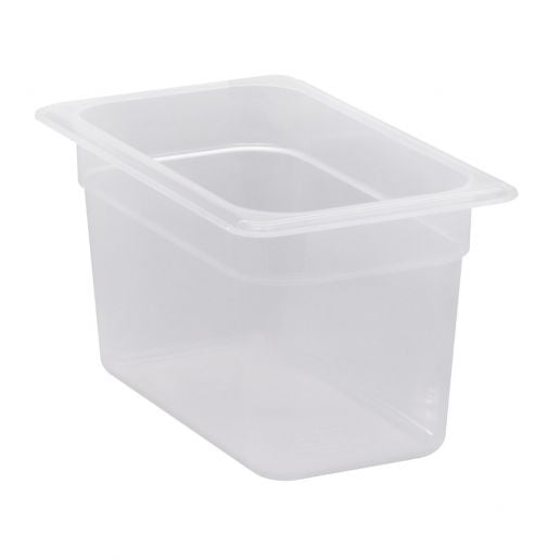 Cambro 46PP190 1/4 Size Translucent Polypropylene Food Pan - 6" Deep