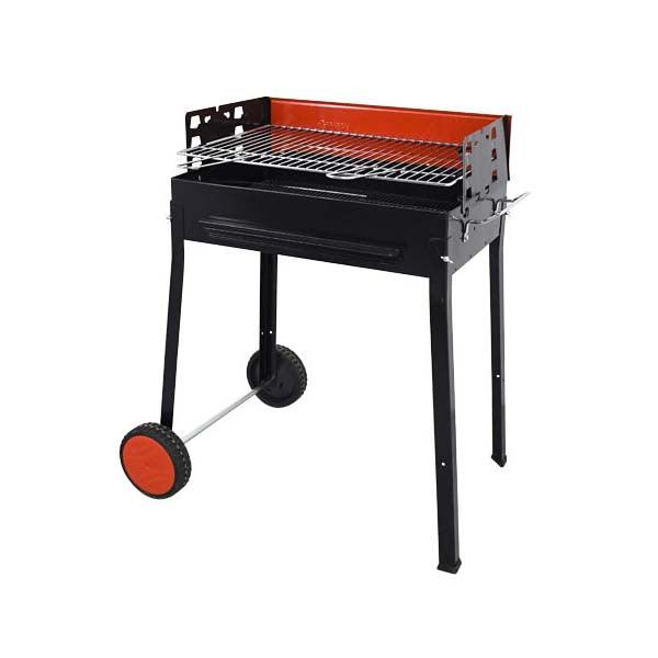 Nella 23.6" Painted Steel Charcoal BBQ Grill With Wheels - 47312