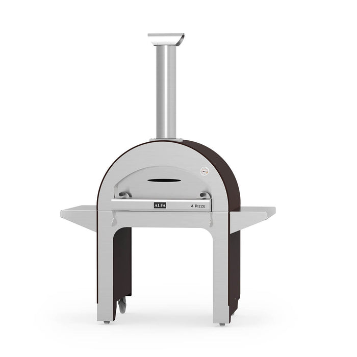 Alfa 4 PIZZE Wood Fired Pizza Oven With Stand - FX4PIZ-LRAM