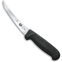 Victorinox 6" Fibrox Curved Edge Boning Knife - Black - 5.6613.15