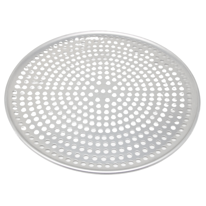 Crown Cookware 20" 16-Gauge Aluminum Perforated Pizza Pan - 500-07205
