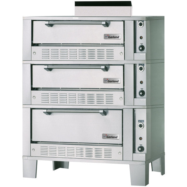Garland G2121-72 55" Triple Deck Natural Gas Bake / Roast Oven - 120,000 BTU