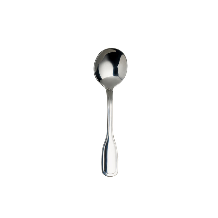 Steelite Varick Flatware 6.37" Marina Bouillon Soup Spoon - 12/Case - 5752SX002