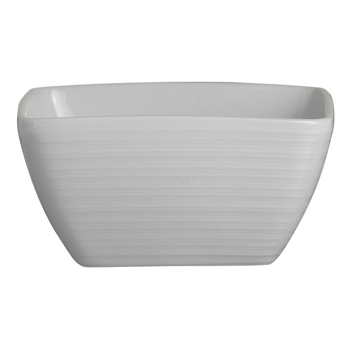 Steelite Royal Porcelain 18.5 Oz. Belisa Royal Porcelain 5" Square Bowl - 36/Case - 61100ST0132