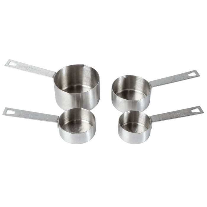 TableCraft 725 4-Piece Heavy Weight Stainless Steel Measuring Cup Set