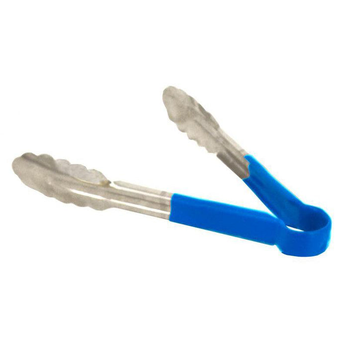 Nella 9" Heavy Duty Utility Tongs with Blue Handle - 80538