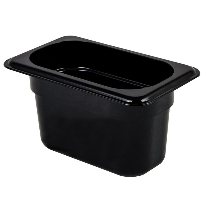 Cambro 94CW110 Black 1/9 Size Food Pan - 4" Depth
