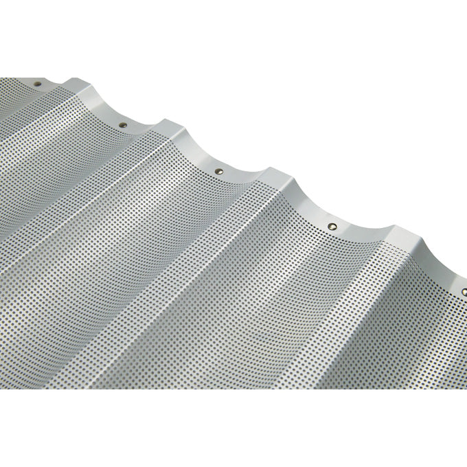 Winco ABP-5W 5-Slot Wide Aluminum Baguette Pan