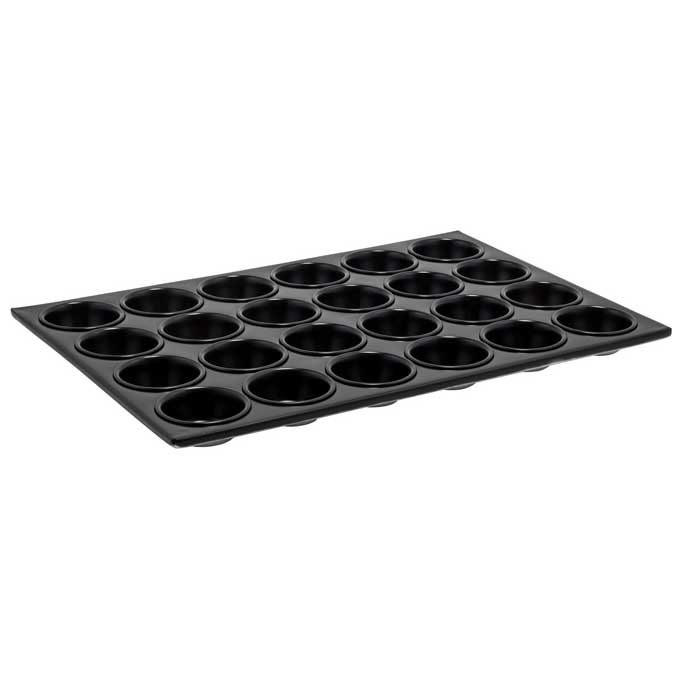 Winco AMF-24NS 24 Cup Non-Stick Heavy Aluminum Muffin Pan — Nella