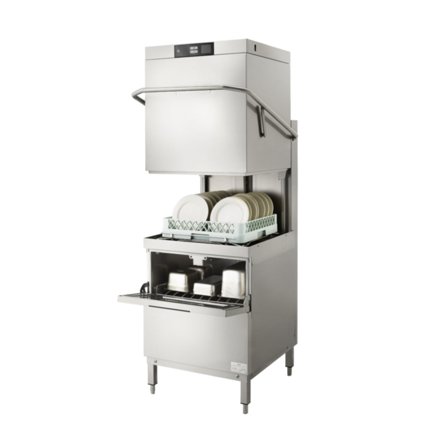 Hobart AMTL2 Two Level DoorType Dishwasher With Electric Sump Heat