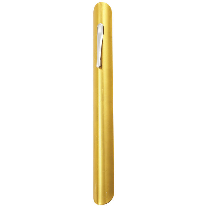 Winco ATC-16G 6" Aluminum Table Crumber with Pocket Clip - Gold