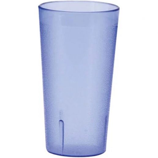 Winco PTP-16 16 Oz Pebbled Plastic Tumbler - 12/Case