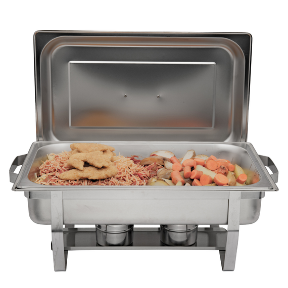 Browne 575126 9 Qt. Full Size Stainless Steel Chafer