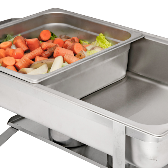 Browne 575126 9 Qt. Full Size Stainless Steel Chafer