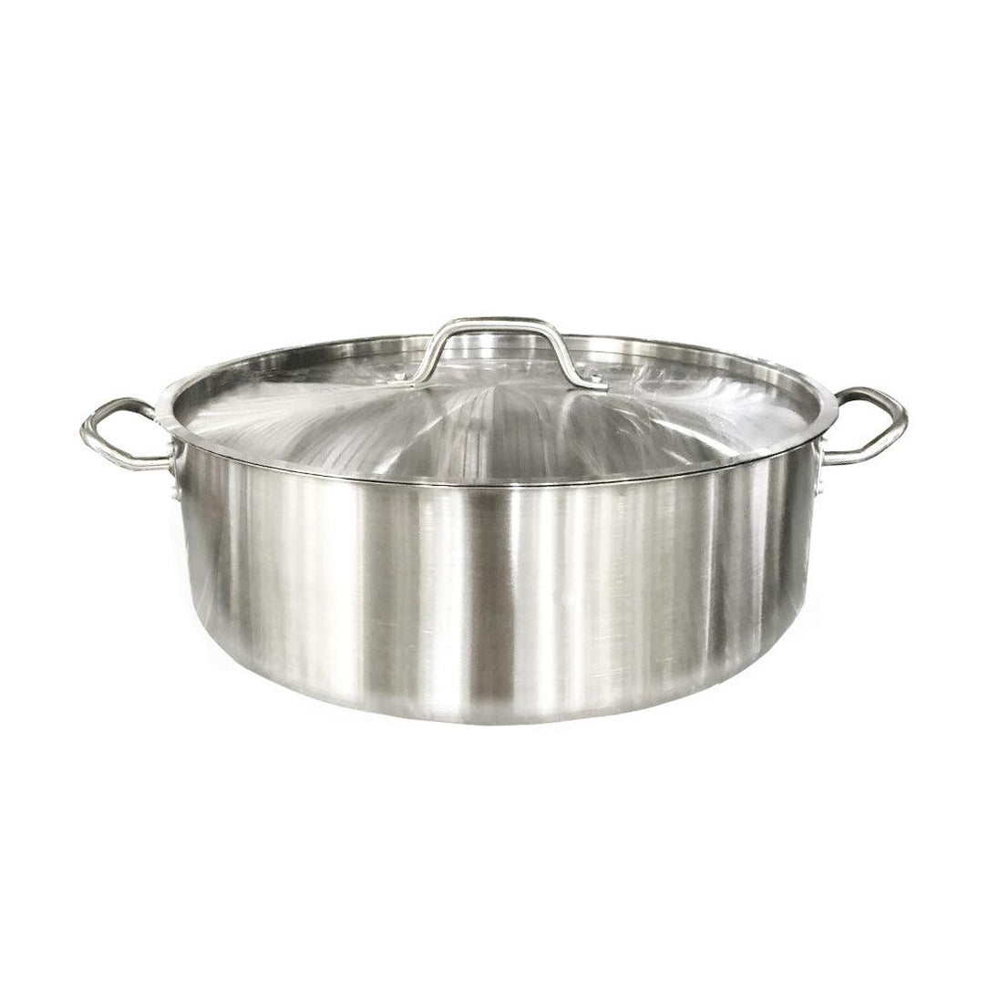 thumbnail image 2 of TableCraft CW7010 3 Qt. Tri-Ply Brazier Pan With 2 Loop Handles - Nella 2 of 12